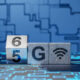 Technology transformation change from 5G to 6G. Computer system and system equipment. 5G to 6G. Business, modern technology, internet and networking concept. 3d illustration